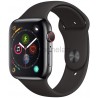 Apple Watch RICONDIZIONATO Series 5 (GPS + Cellular, 44 mm) Cassa in Alluminio, Grigio Siderale e Cinturino Sport - Nero